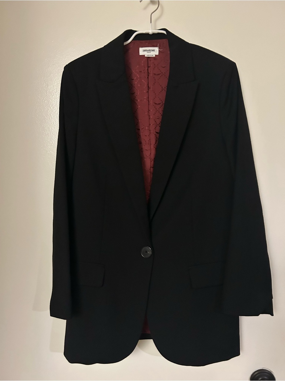 Zadig & Voltaire Viva Army Veste Wool Blazer Jacket